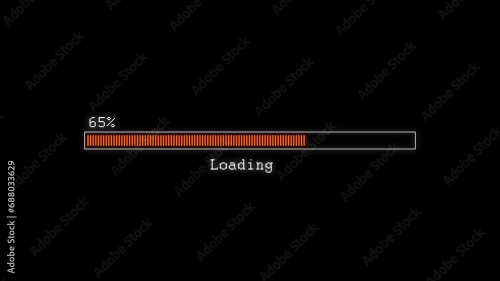 Digital technology loading bar, progress bar Digital technology loading bar, progress bar