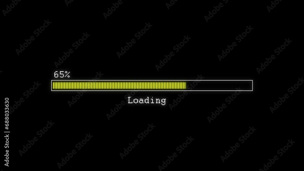 Digital technology loading bar, progress bar Digital technology loading bar, progress bar