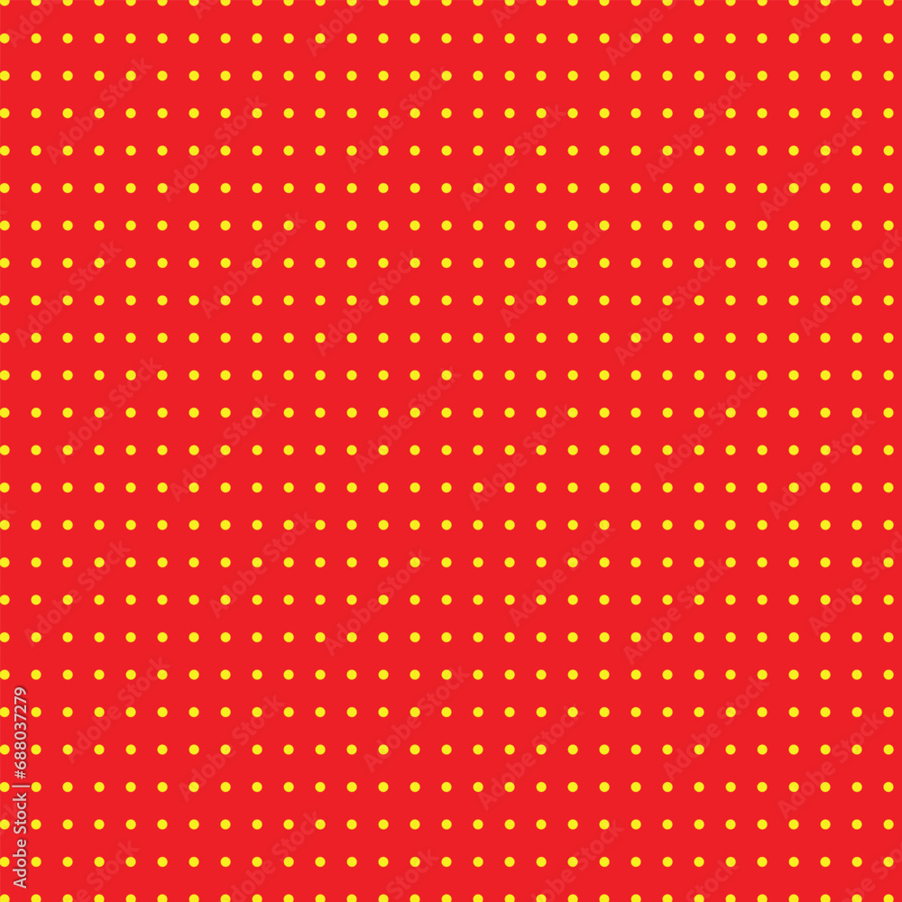 abstract geometric yellow dot pattern with red background. abstract geometric yellow dot pattern with red background.