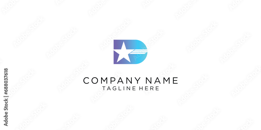Simple letter D logo design with modern concept| premium vector Simple letter D logo design with modern concept| premium vector