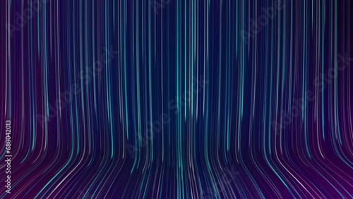 Abstract colorful background with bright neon rays and glowing lines. Multicolor looping background. Speed of light. Seamless loop animation