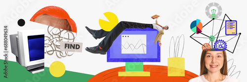 Obraz na plátně Banner
