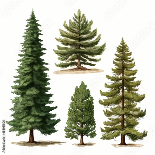 tree, christmas, fir, winter, pine, snow, forest, holiday, nature, green, vector, evergreen, season, christmas tree, xmas, celebration, isolated, branch, wood, 3d, spruce, illustration, decoration, ne