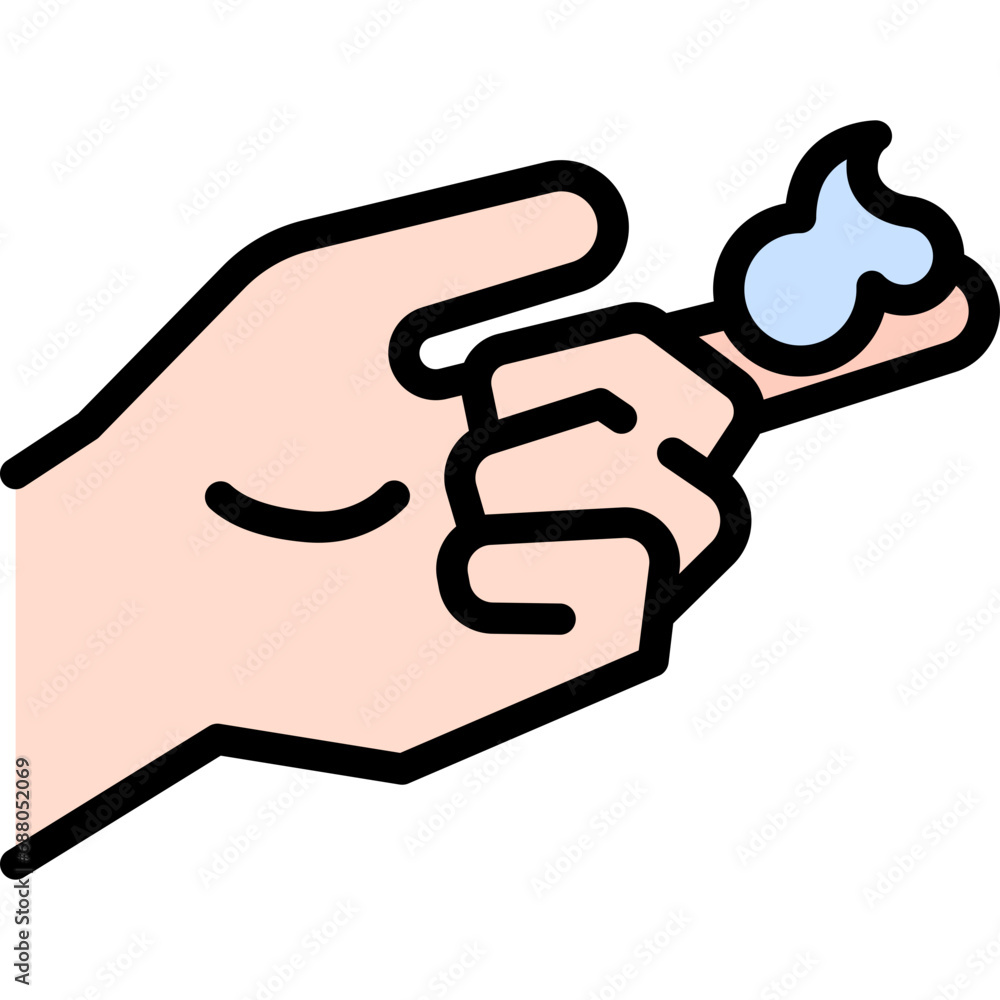 Hand holding moisturizer cream icon. Filled outline design. For presentation, graphic design, mobile application. Hand holding moisturizer cream icon. Filled outline design. For presentation, graphic design, mobile application.
