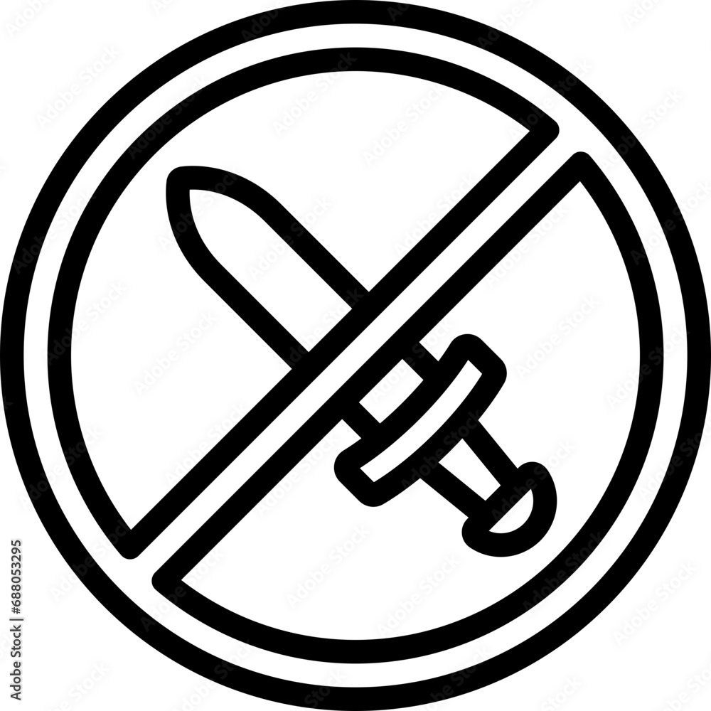 No War Sword Icon No War Sword Icon