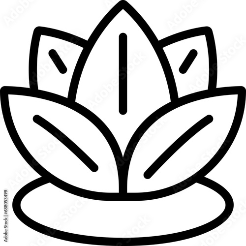 Relaxation Plant Icon