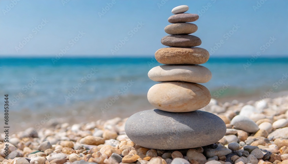 he pebble tower balances harmony stones on the sea beach. Relaxing peaceful spa tranquility concept he pebble tower balances harmony stones on the sea beach. Relaxing peaceful spa tranquility concept