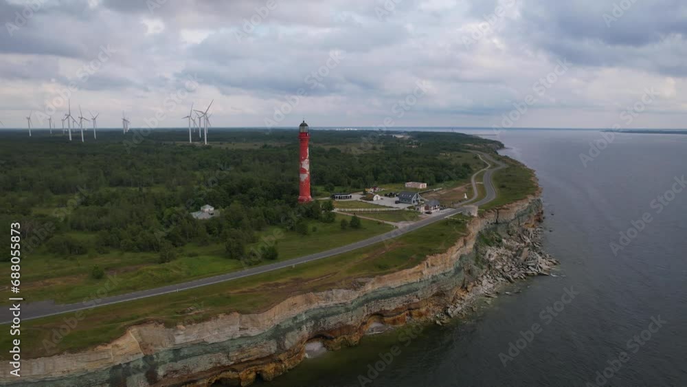 Pakri cliffs by the Baltic Sea in Estonia Pakri cliffs by the Baltic Sea in Estonia