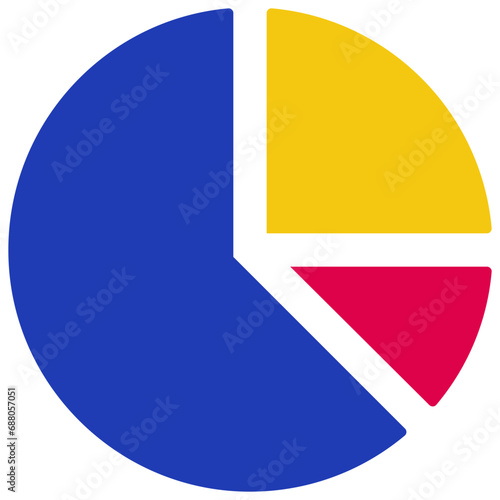 Broken Up Pie Chart Icon