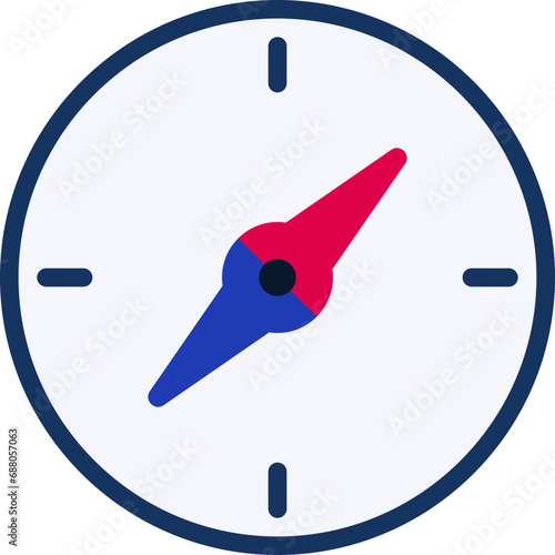 Navigation Compass Icon