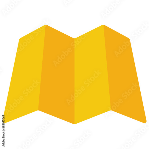 Folded Page Map Icon