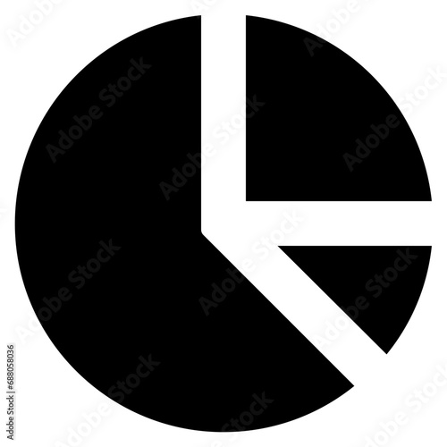 Broken Up Pie Chart Icon