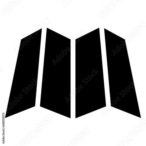 Folded Page Map Icon