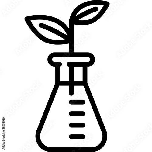 Agriculture lab icon. Outline design. For presentation, graphic design, mobile application.