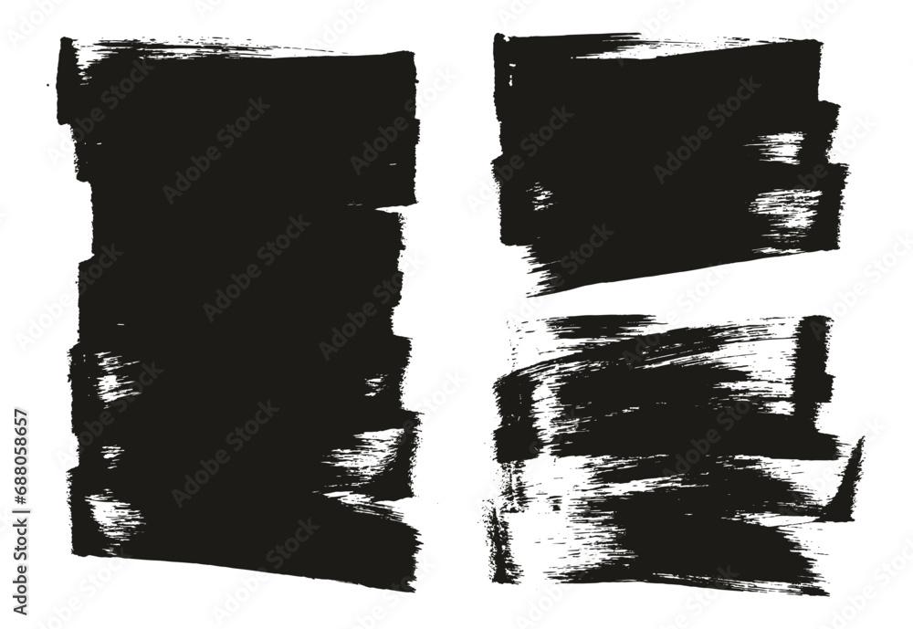 Hand Drawn Flat Sponge Regular Artist Brush Long Background Mix High Detail Abstract Vector Background Mix Set Hand Drawn Flat Sponge Regular Artist Brush Long Background Mix High Detail Abstract Vector Background Mix Set