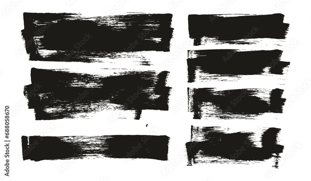 Hand Drawn Flat Sponge Regular Artist Brush Long Background Mix High Detail Abstract Vector Background Mix Set Hand Drawn Flat Sponge Regular Artist Brush Long Background Mix High Detail Abstract Vector Background Mix Set