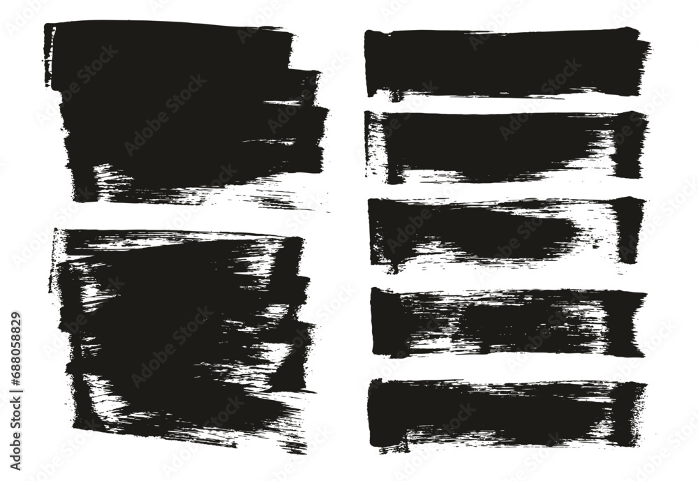 Hand Drawn Flat Sponge Regular Artist Brush Long Background Mix High Detail Abstract Vector Background Mix Set Hand Drawn Flat Sponge Regular Artist Brush Long Background Mix High Detail Abstract Vector Background Mix Set