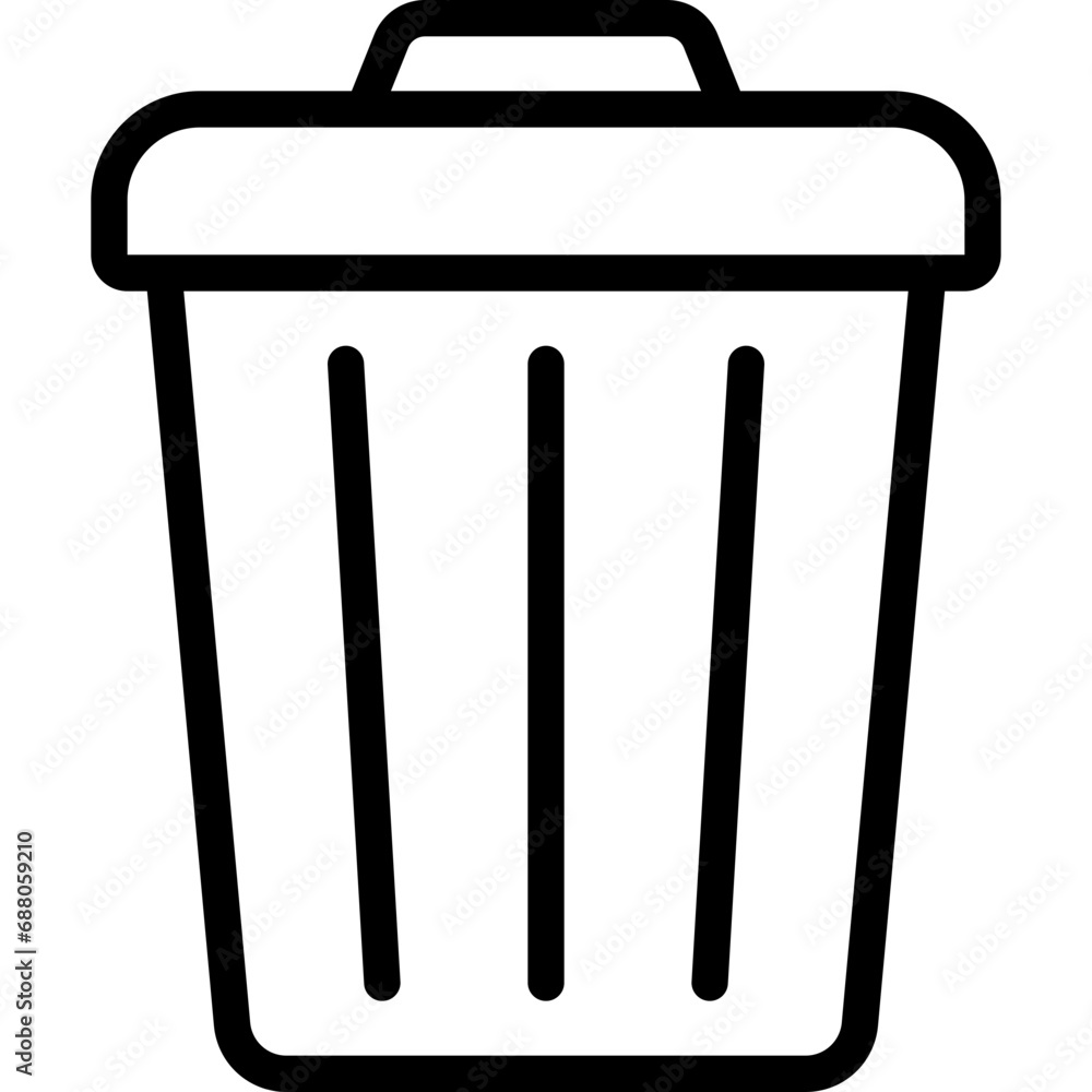 Trash Can Delete Icon