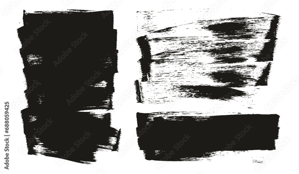 Hand Drawn Flat Sponge Regular Artist Brush Long Background Mix High Detail Abstract Vector Background Mix Set Hand Drawn Flat Sponge Regular Artist Brush Long Background Mix High Detail Abstract Vector Background Mix Set