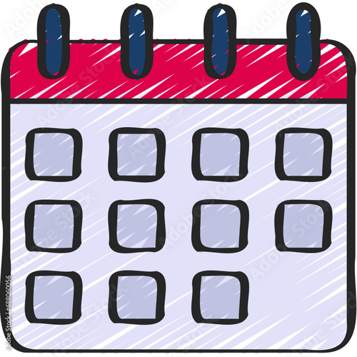 Full Schedule Calendar Icon