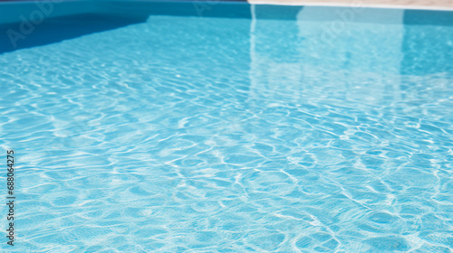 Purity in Pool Design: Detail Shot of a Swimming Pool's Single-Colored, Tiled Surface Embodying Tranquility © Linus