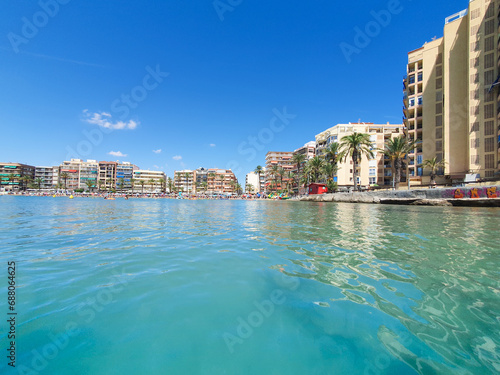 Vega Baja del Segura - Escenas de verano en playas de Torrevieja photo