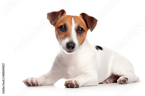 Jack Russell Terrier isolated on white background © Olga
