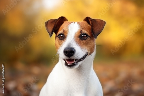 Jack Russell Terrier isolated on outdoor background © Olga