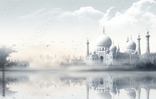 arabic mosque of ramadan