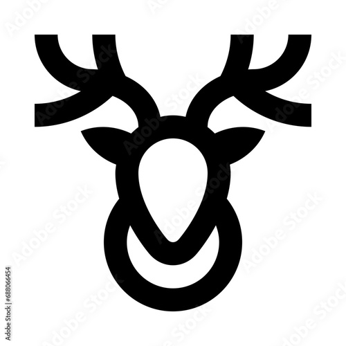 Deer Outline Icon