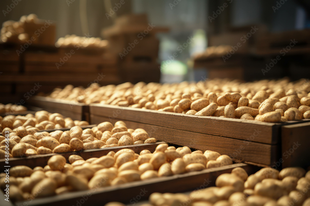 Background fresh vegan market raw harvest food healthy organic potato vegetarian agricultural vegetables