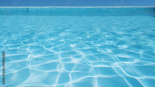 Close-Up Mastery: Macro Shot of a Swimming Pool's Uniform Colored Tiles, Showcasing Textural Precision