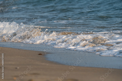 wave splash sea beach macro