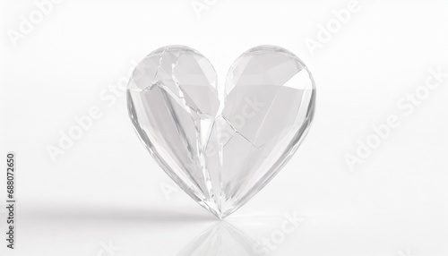 Kryształowe serce pęka, zawód miłosny, żal,  photo