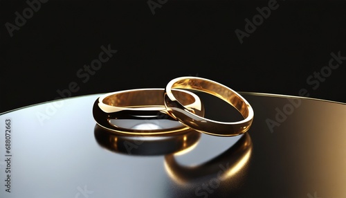 złote obrączki ślubne, przysięga © Katarzyna