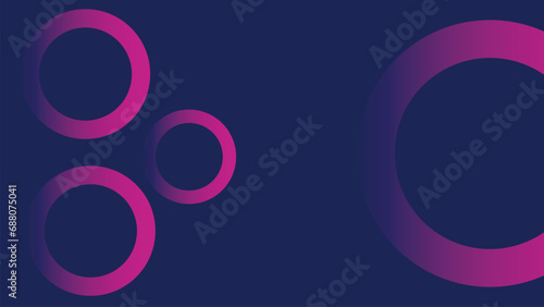 vector illustration of a set of different shapes and circles