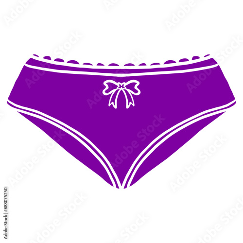 Girl swimsuit bikini underwear icon 