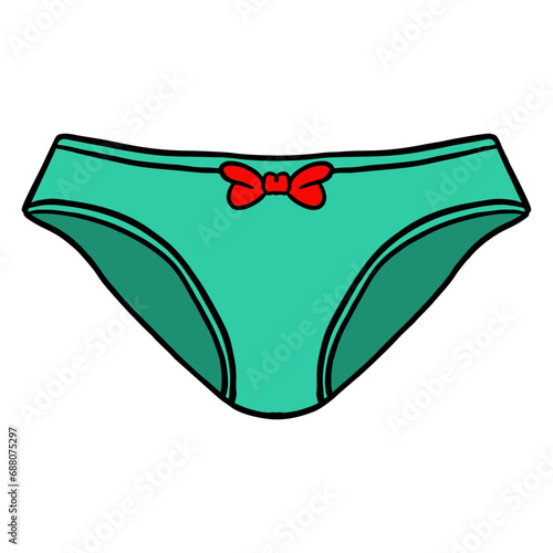 Girl swimsuit bikini underwear icon 