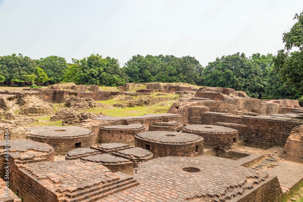 Ballal bati are the ruins of a small mosque that was the capital of the muslim nawabs of bengal in the 13th to 16th centuries in gaur, west bengal, India.