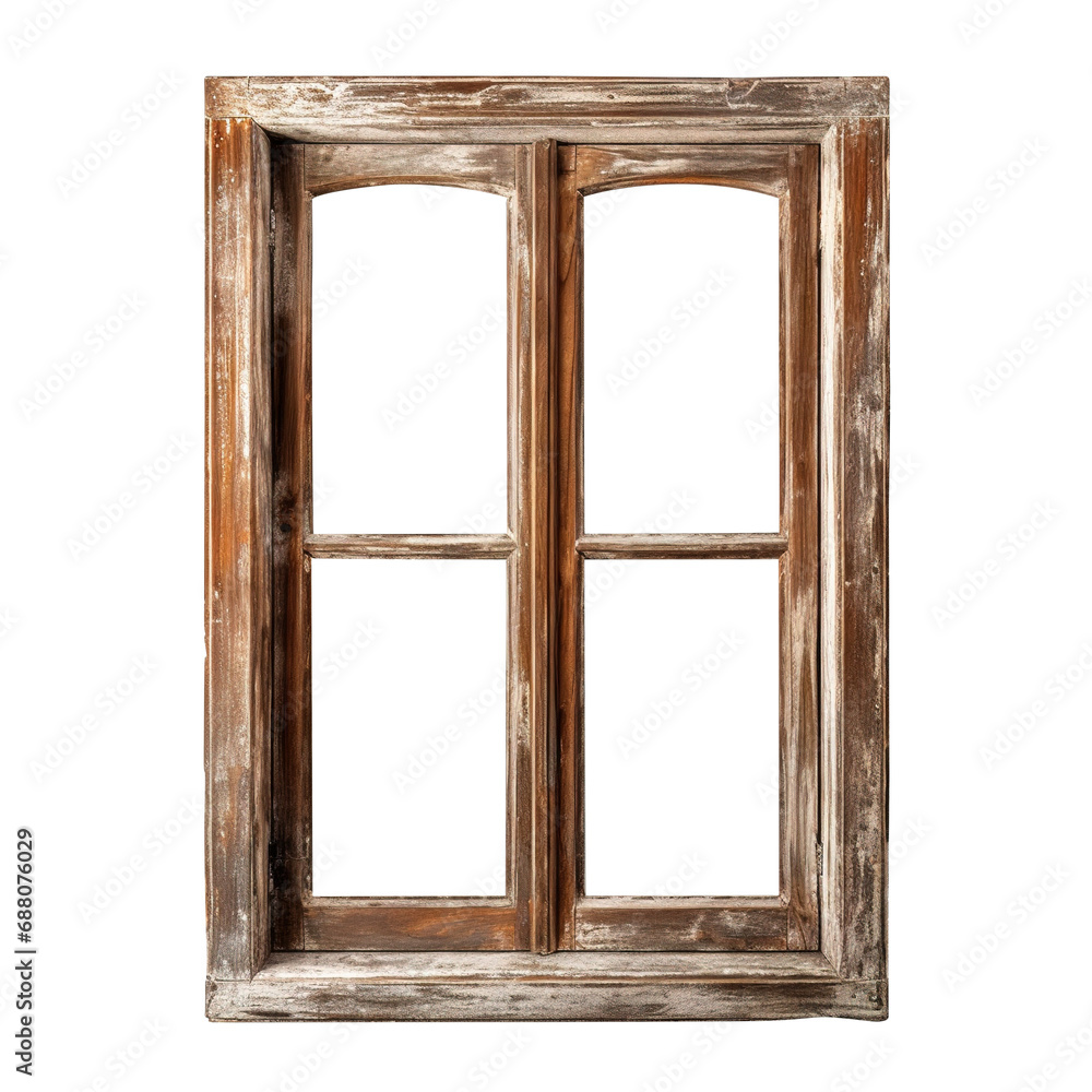 wooden window frame isolated on transparent background Remove png, Clipping Path, pen tool wooden window frame isolated on transparent background Remove png, Clipping Path, pen tool