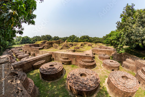 Ballal bati are the ruins of a small mosque that was the capital of the muslim nawabs of bengal in the 13th to 16th centuries in gaur, west bengal, India. photo