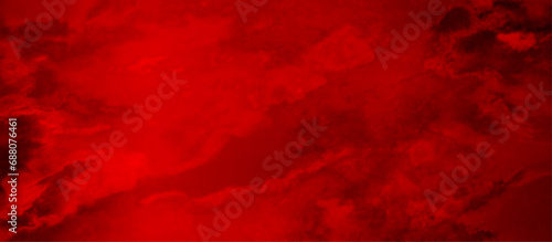 Grunge Distorted Dark Red Old Abstract Texture with grainy stains, Red paint grunge texture background with scratches, Abstract grainy red color background Cement surface or grunge texture.