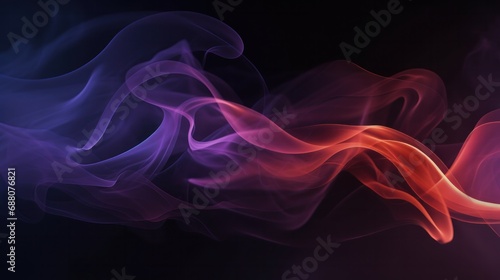 smoke on a black background. High quality photo, background, design, pattern, modern, bright, fog and smoke, illustration, art, abstract backgrounds, creativity