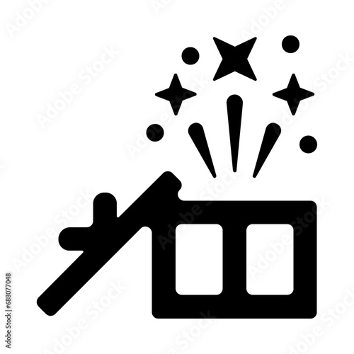 Present Box Outline Icon