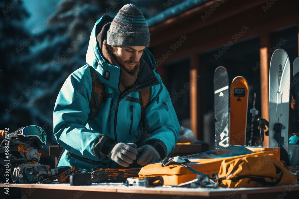 Woman nature forest sport person winter outdoors extreme equipment mountain snow adventure cold Woman nature forest sport person winter outdoors extreme equipment mountain snow adventure cold