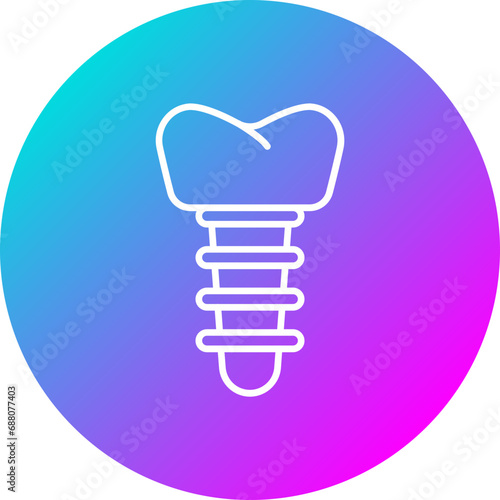 Dental Implant Icon