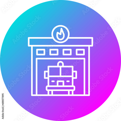 Firefighter Garage Icon