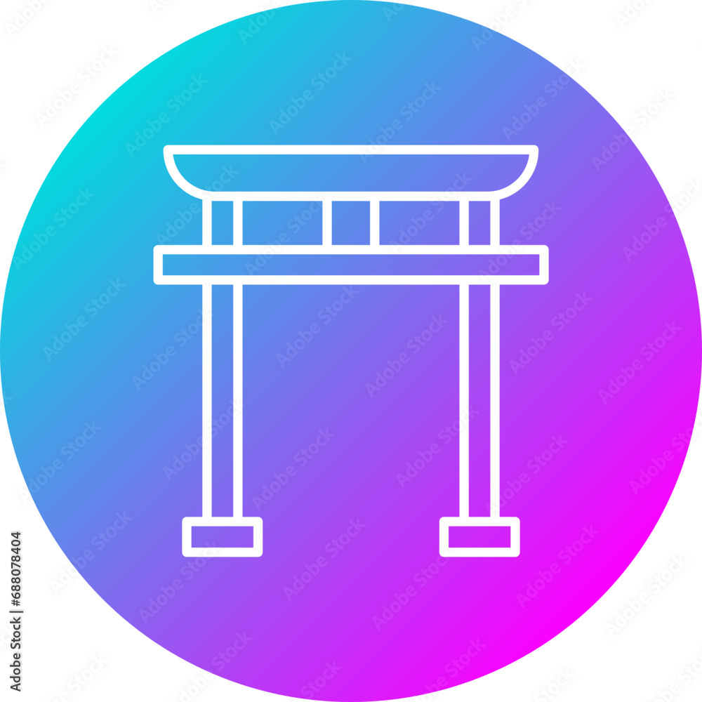 Torii Gate Icon Torii Gate Icon