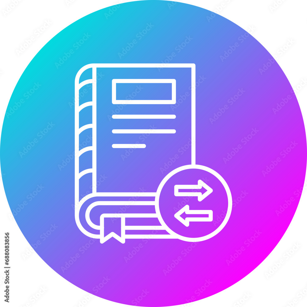 Book Exchange Icon Book Exchange Icon