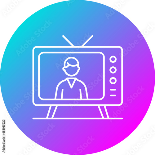 News Anchor Icon